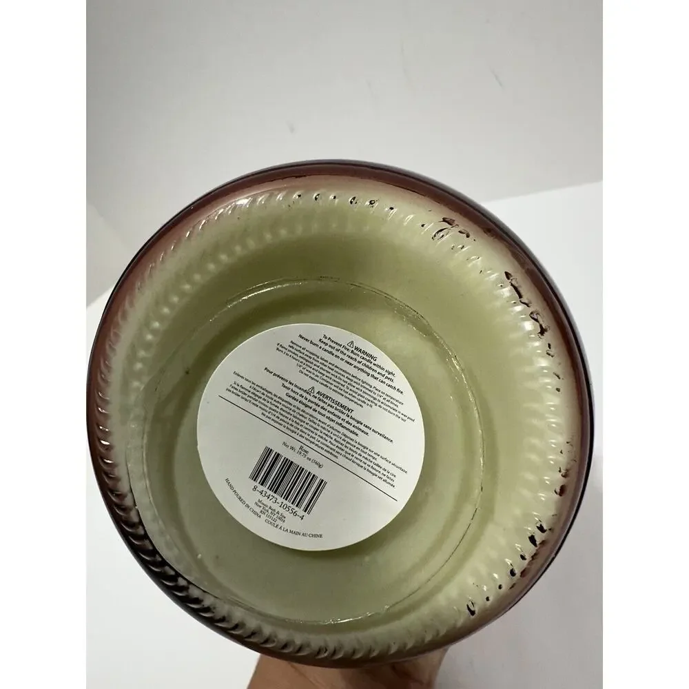 Etymology Candles‎ Rose Luxury Collection Scented Candle 19.75 Oz Lit Once! RARE